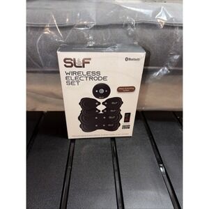 SLF Electrode Wireless Massager 2-Large 4-Small 2 Restick Pads BRAND NEW IN BOX